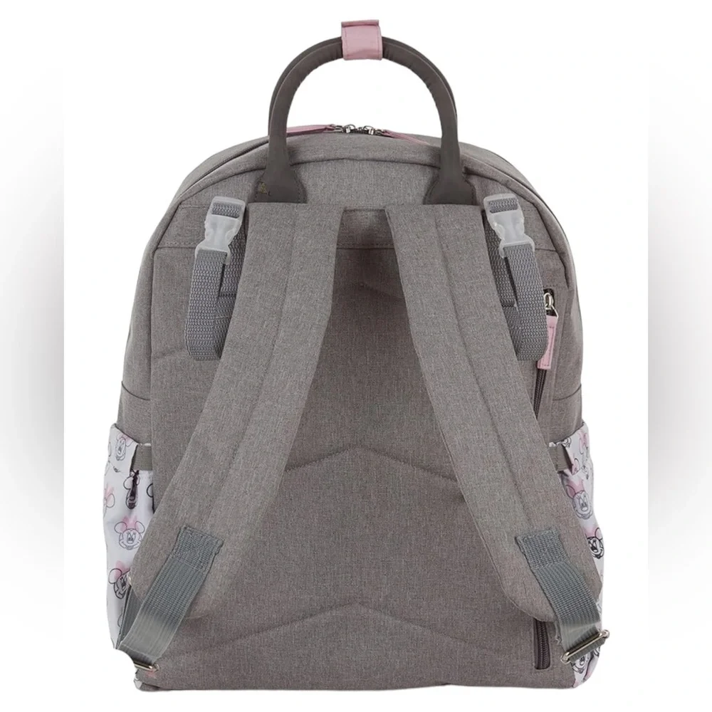 ✅Disney Baby Diaper Bag, Minnie Mouse Double Handle Backpack